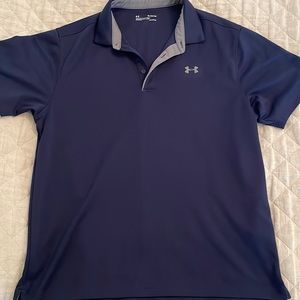 Under Armour navy blue XL collared golf shirt